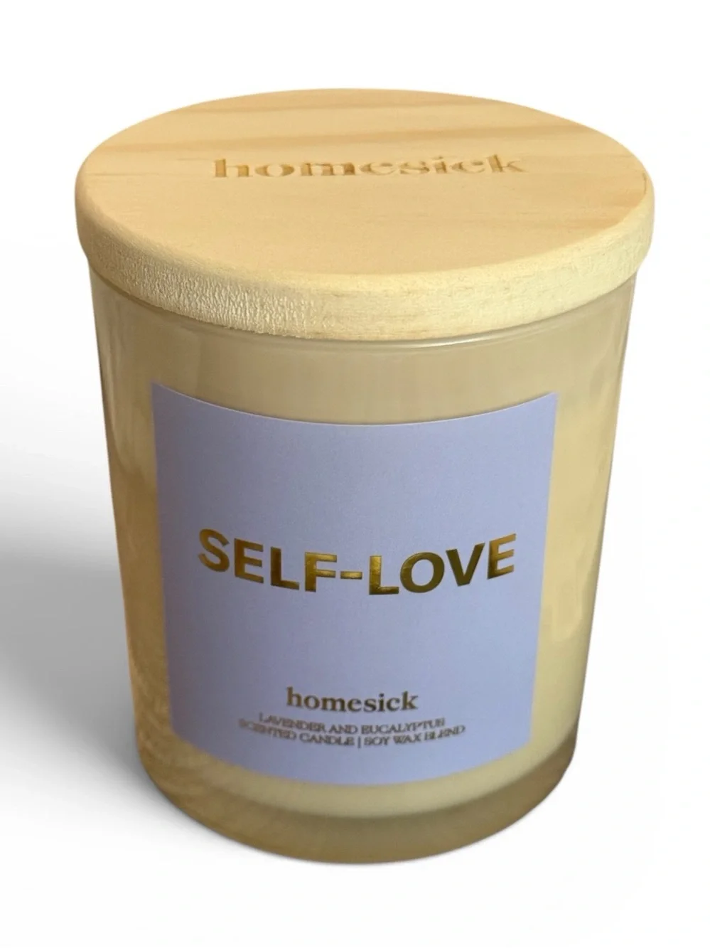 Homesick Scented Candles For Home in Self-Love 7.5 oz Natural Soy Wax Blend